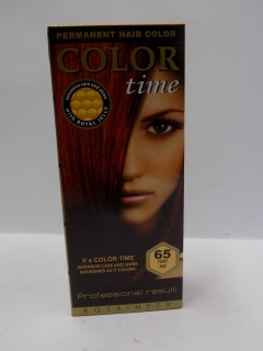 COLOR TIME Barva na vlasy 65 FIERY RED