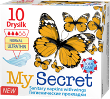 Hygienické vložky MySecret - Drysilk Normal 10 ks