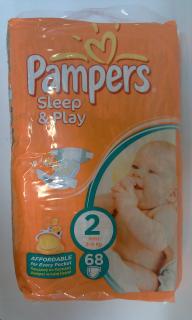 Pampers Sleep&Play 2mini3-6kg 68ks